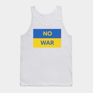 Ukraine "No War" Tank Top